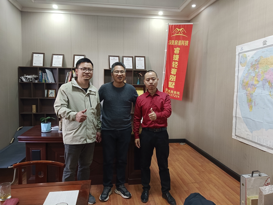 徐總率隊考察，睿婕工廠成為沙特輕鋼別墅項目首選供應(yīng)商!